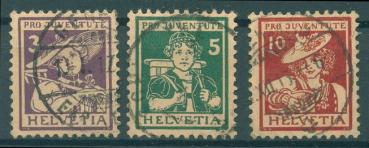 SCHWEIZ_1916_Nr_130_132_gestempelt_Bild1