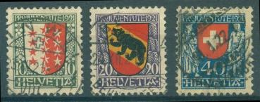 SCHWEIZ_1921_Nr_172_174_gestempelt_Bild1
