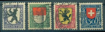 SCHWEIZ_1924_Nr_209_212_gestempelt_Bild1