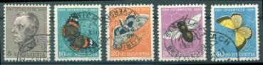 SCHWEIZ_1950_Nr_550_554_gestempelt_Bild1