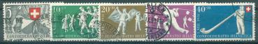 SCHWEIZ_1951_Nr_555_559_gestempelt_Bild1