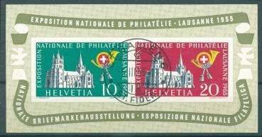 SCHWEIZ_1955_Bl.15_gestempelt_Bild1