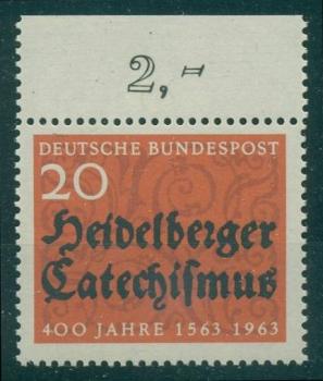 BUND_1963_PLATTENFEHLER_Nr_396_f1_postfrisch_Bild1