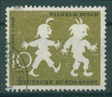 BUND_1958_PLATTENFEHLER_Nr_281_f2_gestempelt_Bild1