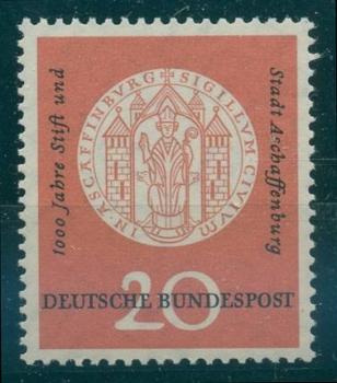 BUND_1957_PLATTENFEHLER_Nr_255_f5_postfrisch_Bild1