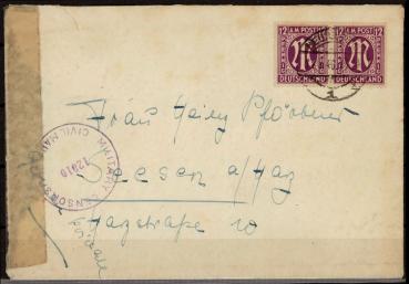 BIZONE_1945_Nr_15_gestempelt_Bild1