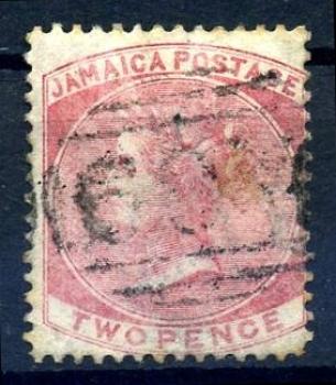 JAMAIKA_1860_Nr_2_gestempelt_Bild1