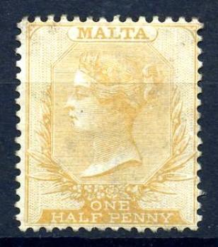 MALTA_1863_Nr_2_ohne_Gummi_Bild1