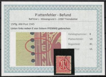 BIZONE_1948_PLATTENFEHLER_Nr_8VII_gestempelt_Bild1
