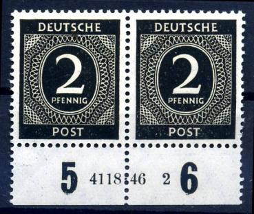 KONTROLLRAT_1946_Nr_912b_HAN_postfrisch_Bild1