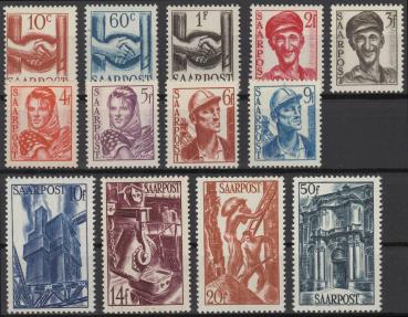 SAARLAND_1948_Nr_239_251_postfrisch_Bild1