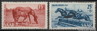 SAARLAND_1949_Nr_265_266_postfrisch_Bild1