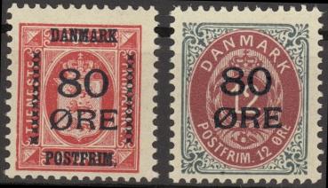 DaeNEMARK_1915_Nr_82_83_ungebraucht_Bild1
