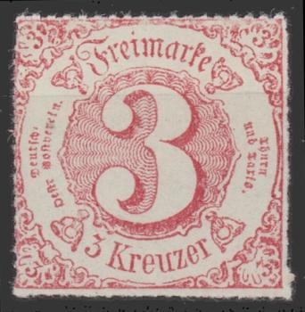 THURN+TAXIS_1865_Nr_42_postfrisch_Bild1