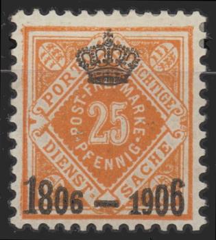 WUeeRTTEMBERG_1906_Nr_111_ungebraucht_Bild1