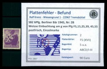 SBZ_1945_Nr_2B_F5_postfrisch_Bild1