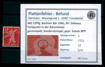 SBZ_1945_Nr_5AAwaz_F32a_gestempelt_Bild1