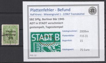 SBZ_1948_PLATTENFEHLER_Nr_200Bvx_I_gestempelt_Bild1
