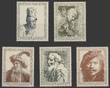 NIEDERLANDE_1956_Nr_672_676_postfrisch_Bild1
