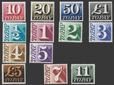 GROSSBRITANNIEN_1970/75_Nr_P76_88_postfrisch_Bild1