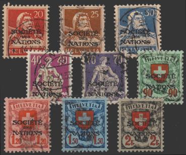SCHWEIZ_SDN_1924_Nr_16_25_gestempelt_Bild1