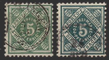WUeeRTTEMBERG_1890_Nr_103a+b_gestempelt_Bild1