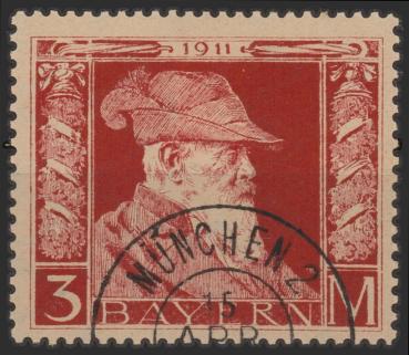 BAYERN_1911_Nr_88I_gestempelt_Bild1