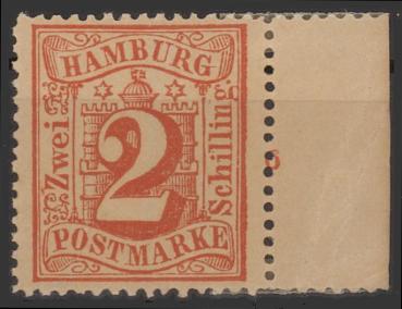 HAMBURG_1864_Nr_13_ungebraucht_Bild1