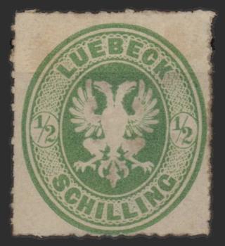 LUeeBECK_1863_Nr_8_ungebraucht_Bild1
