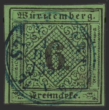 WUeeRTTEMBERG_1851_Nr_3_gestempelt_Bild1