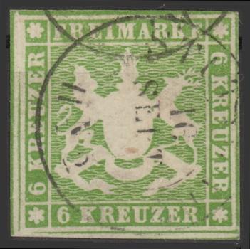 WUeeRTTEMBERG_1857_Nr_8_gestempelt_Bild1