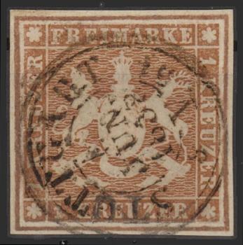 WUeeRTTEMBERG_1859_Nr_11_gestempelt_Bild1