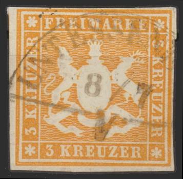 WUeeRTTEMBERG_1859_Nr_12_gestempelt_Bild1