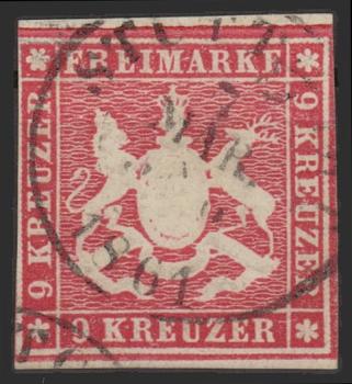WUeeRTTEMBERG_1859_Nr_14_gestempelt_Bild1