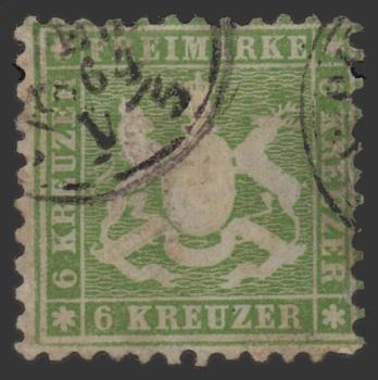 WUeeRTTEMBERG_1862_Nr_23_gestempelt_Bild1