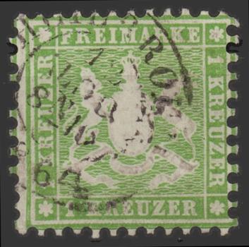 WUeeRTTEMBERG_1863_Nr_25_gestempelt_Bild1