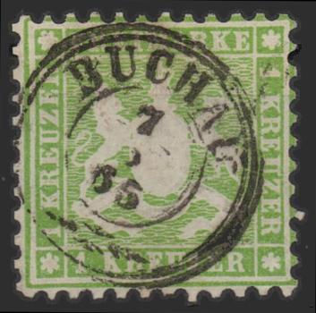 WUeeRTTEMBERG_1863_Nr_25_gestempelt_Bild1