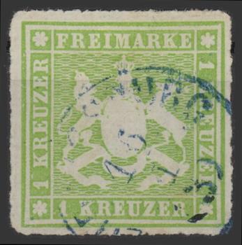 WUeeRTTEMBERG_1865_Nr_30_gestempelt_Bild1