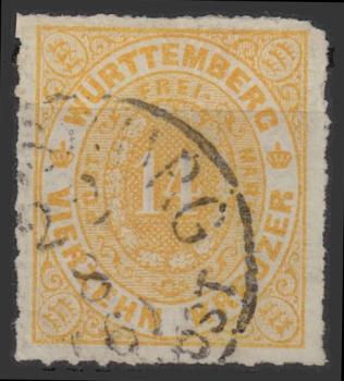 WUeeRTTEMBERG_1869_Nr_41_gestempelt_Bild1