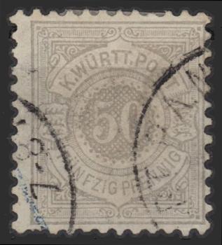 WUeeRTTEMBERG_1875_Nr_49_gestempelt_Bild1