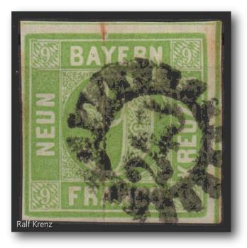 Bayern_1850_Nr_5_gestempelt_Bild1