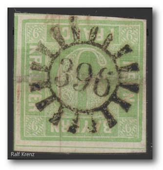 Bayern_1850_Nr_5_gestempelt_Bild1