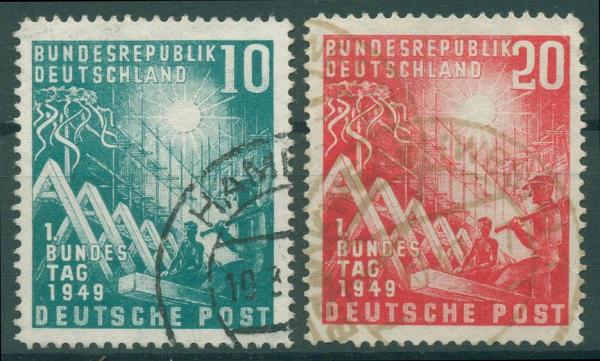 BUND_1949_Nr_111_112_gestempelt_Bild1
