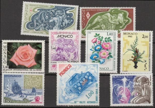 MONAKO_Lot_aus_1981__postfrisch_Bild4