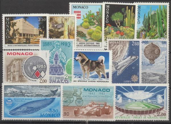 MONAKO_Lot_aus_1983__postfrisch_Bild4