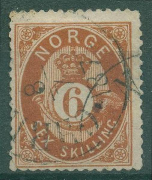 NORWEGEN_1872_Nr_20_gestempelt_Bild1