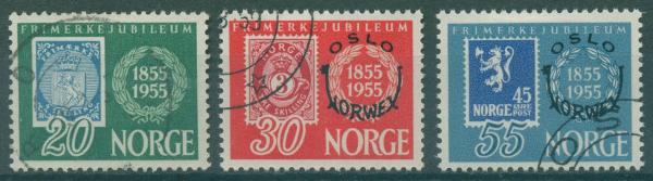 NORWEGEN_1955_Nr_393_395_gestempelt_Bild1