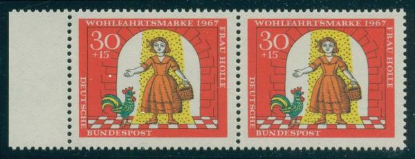 BUND_1967_PLATTENFEHLER_Nr_540_I_postfrisch_Bild1