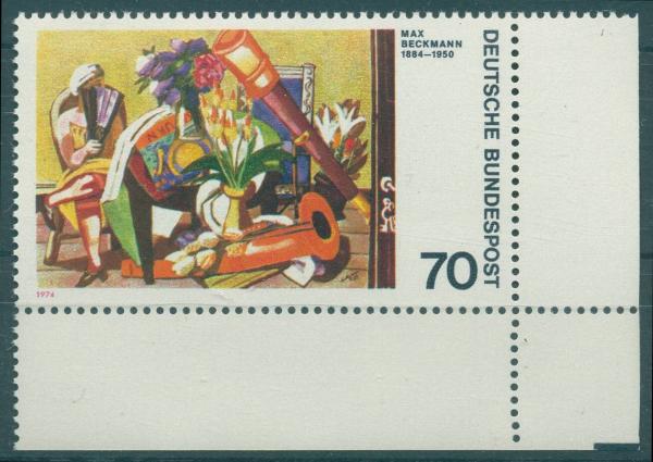 BUND_1974_PLATTENFEHLER_Nr_822_I_postfrisch_Bild1