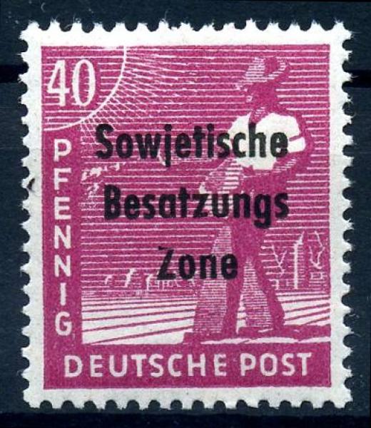 SBZ_1948_PLATTENFEHLER_Nr_193_F41_postfrisch_Bild1